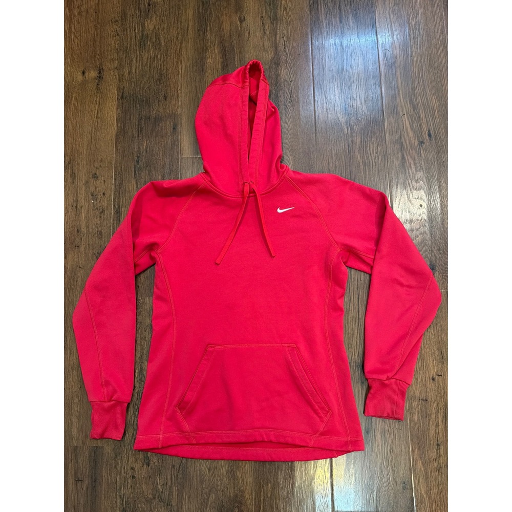 Nike Therma-Fit Hooded Sweatshirt Womens XS Vibrant Red